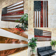 Red Line Steel Flag (fire / first responders)